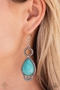 Turquoise Jewelry Set Silver Teardrop  - Fashion Fix - River Treasure