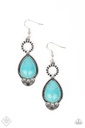 Turquoise Jewelry Set Silver Teardrop  - Fashion Fix - River Treasure
