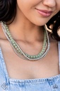 Jewelry Set Green and Silver - Fashion Fix - Boardwalk Style