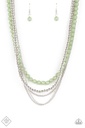 Jewelry Set Green and Silver - Fashion Fix - Boardwalk Style