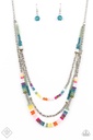 Rainbow Jewelry Set Silver - Fashion Fix - Beaded Layers