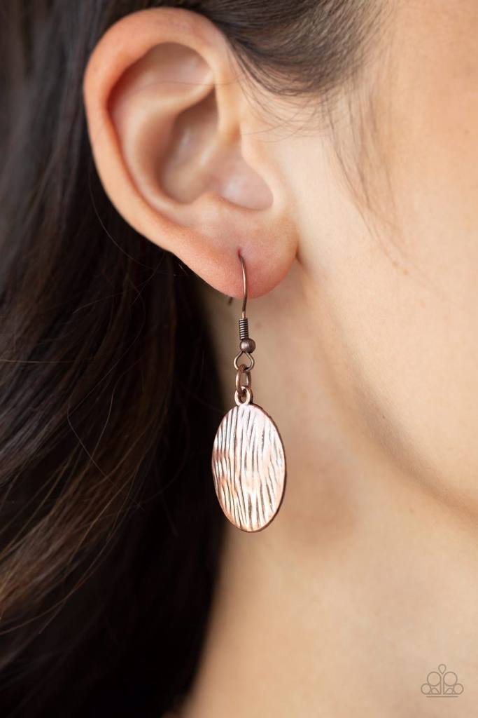 Tribal Necklace in Chevron Copper - Keys to the ANIMAL Kingdom