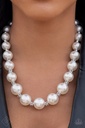 Chunky Pearl Jewelry Set with Crystals - Fashion Fix - Nautical