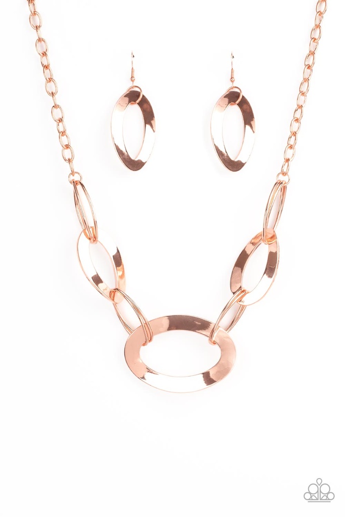 Chain Necklace Copper Oval Links - METALHEAD Count