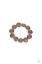 Copper Bracelet Stretch with Hammered Metal Circles - Ancient Animal