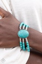 Turquoise Bracelet Stretch - Stone Pools