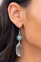 Blue Stone and Silver Earrings - HOMESTEAD on the Range