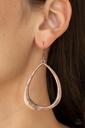 Teardrop Earrings Copper Dangle - ARTISAN Gallery
