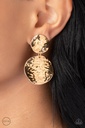 Clip On Earrings in Gold Discs Non-Pierced Earrings — Rush Hour