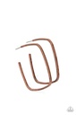 Square Hoop Earrings Copper - Major Flex