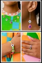 Fueled by abstract designs and - Abstract Funky Jewelry Set