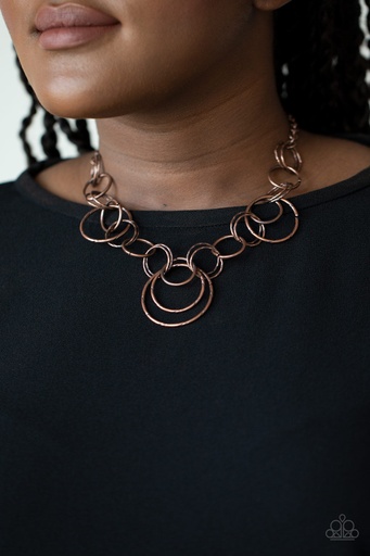 [015] Copper O-Ring Necklace - Ringing Relic